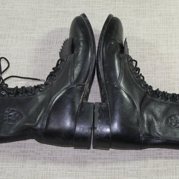 Ariat Black Lacer Kiltie Boots Style 32501 Size: 10.5D main image 4
